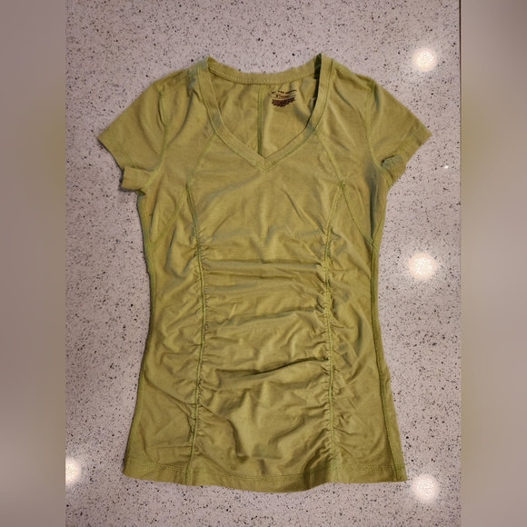 tek gear Tops - Yellow cap sleeve Tek Gear workout top